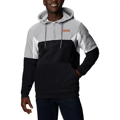 Columbia Anaheim Ducks Lodge Fleece Quarter-Zip Hoodie