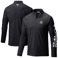 Columbia Anaheim Ducks Terminal Tackle Omni-Wick Raglan Quarter-Zip Top