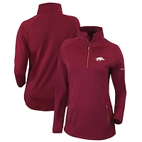 Columbia Arkansas Razorbacks Outward Nine Omni-Wick Quarter-Zip Jacket