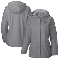 Columbia Boston Bruins Arcadia Omni-Tech Full-Zip Hooded Rain Jacket