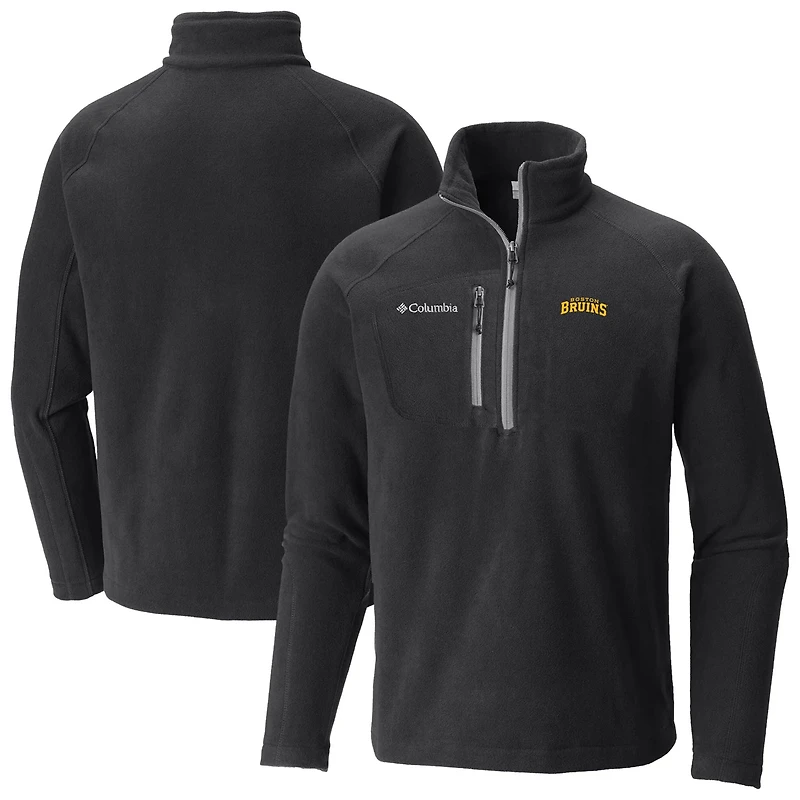 Columbia Boston Bruins Fast Trek III Raglan Half-Zip Fleece Jacket