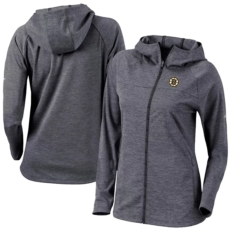 Columbia Boston Bruins Omni-Wick Half Shot Raglan Full-Zip Hoodie