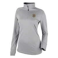Columbia Boston Bruins Shotgun Omni-Wick 20 Raglan Quarter-Zip Top