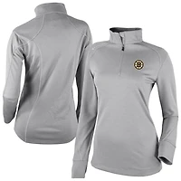 Columbia Boston Bruins Shotgun Omni-Wick 20 Raglan Quarter-Zip Top