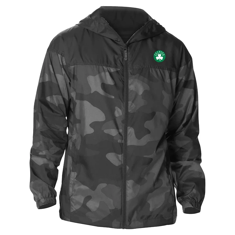Columbia Boston Celtics Camo Flash Challenger Windbreaker Full-Zip Jacket