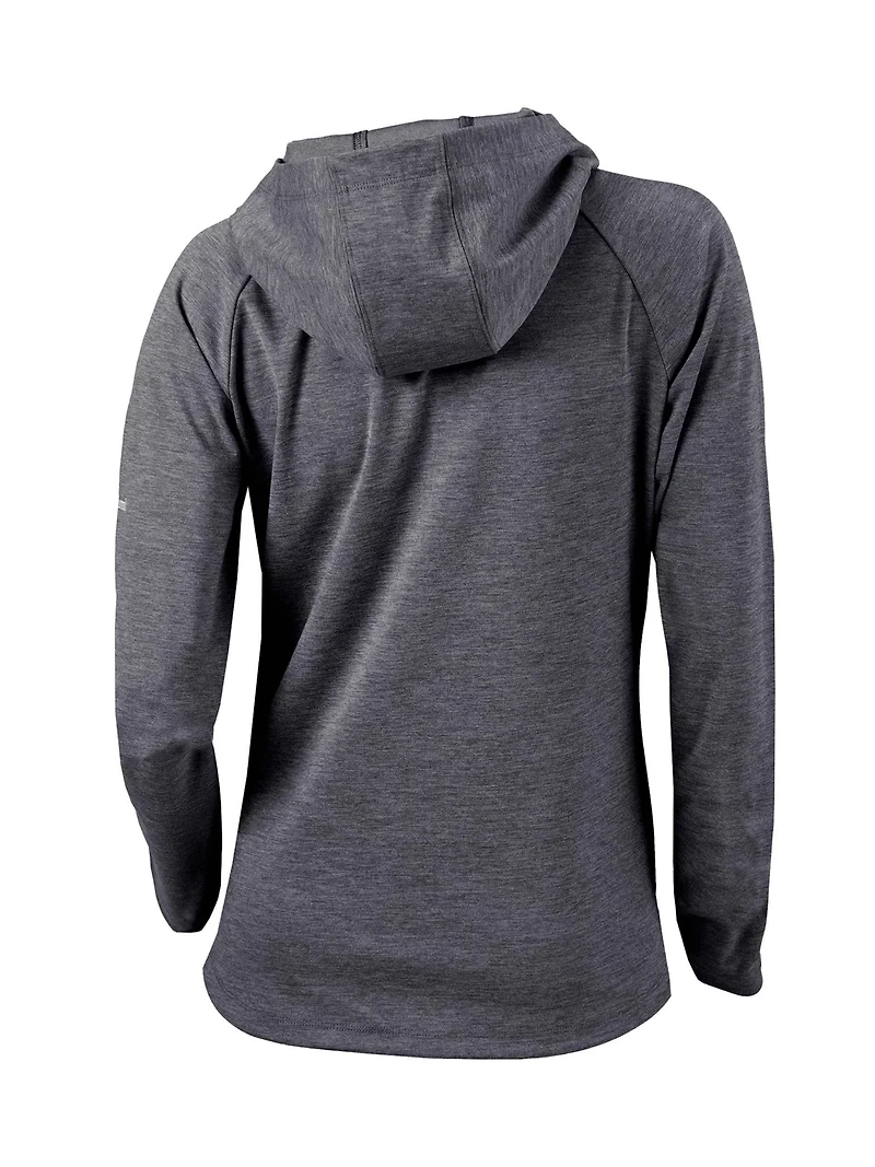 Columbia Carolina Hurricanes Half Shot Omni-Wick Raglan Full-Zip Hoodie