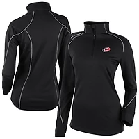 Columbia Carolina Hurricanes Shotgun Omni-Wick 20 Raglan Quarter-Zip Top