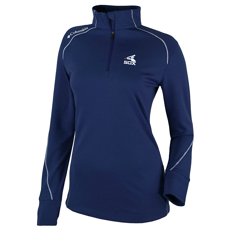 Columbia Chicago White Sox Cooperstown Collection Shotgun 20 Omni-Wick Quarter-Zip Top