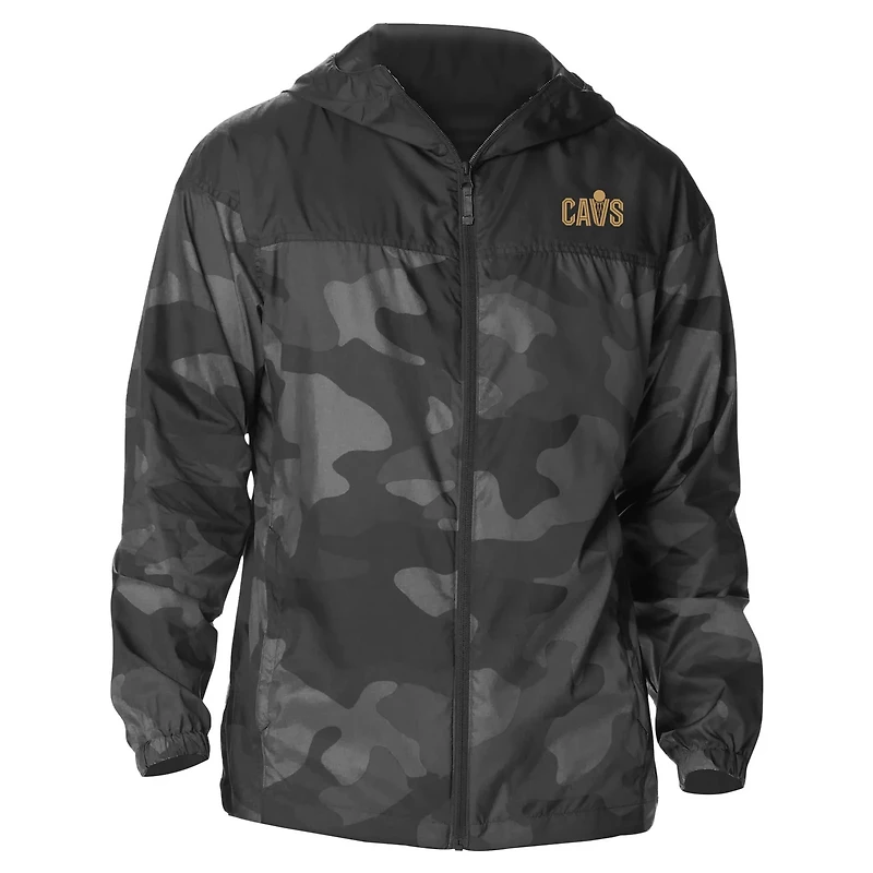 Columbia Cleveland Cavaliers Camo Flash Challenger Windbreaker Full-Zip Jacket