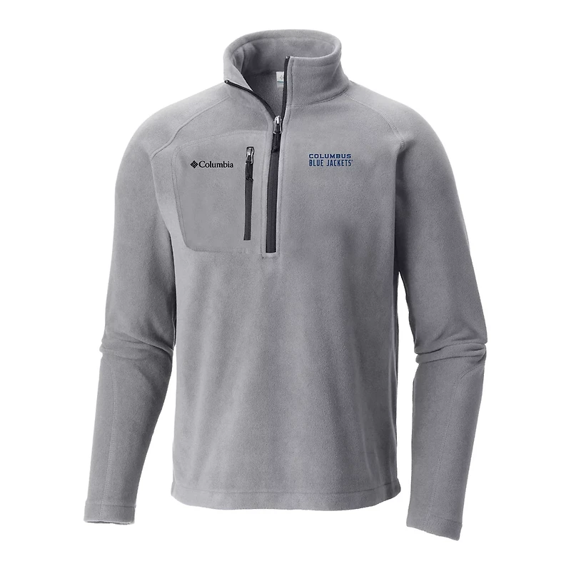 Columbia Columbus Blue Jackets Fast Trek III Raglan Half-Zip Fleece Jacket
