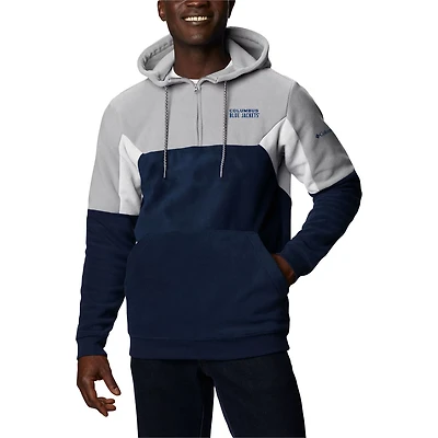 Columbia Columbus Blue Jackets Lodge Fleece Quarter-Zip Hoodie