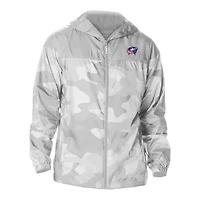 Columbia Columbus Jackets Camo Flash Challenger Omni-Shade Full-Zip Hoodie Windbreaker Jacket