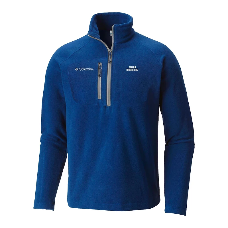 Columbia Dallas Mavericks Fast Trek III Half-Zip Fleece Pullover