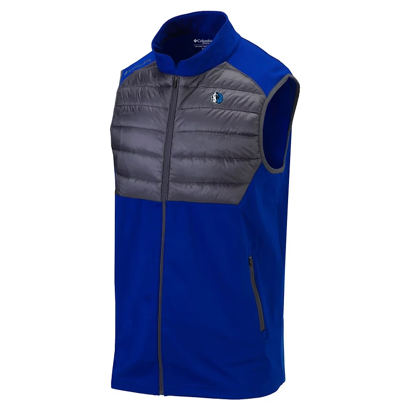 Columbia Dallas Mavericks Omni-Wick The Element Full-Zip Vest