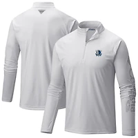 Columbia Dallas Mavericks Terminal Tackle Raglan Omni-Shade Quarter-Zip Jacket