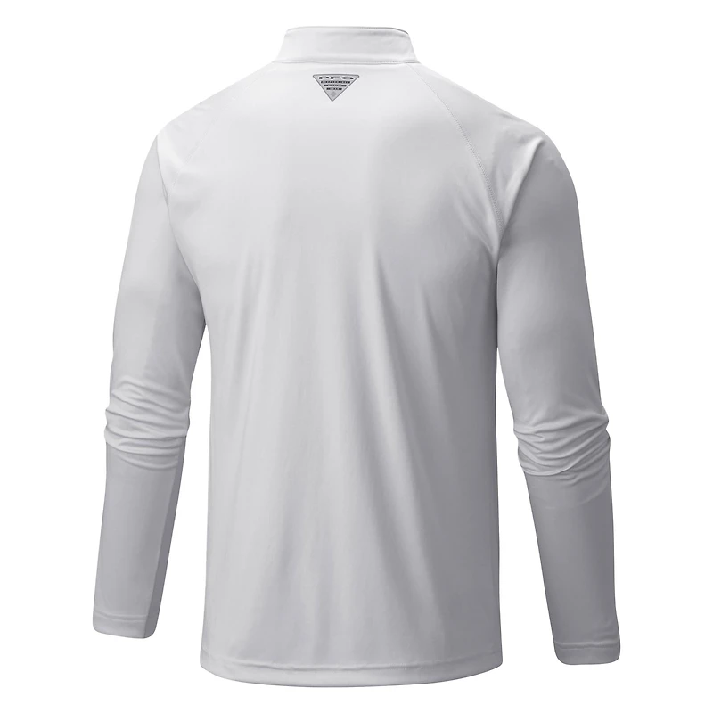 Columbia Dallas Mavericks Terminal Tackle Raglan Omni-Shade Quarter-Zip Jacket