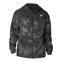 Columbia Dallas Stars Camo Flash Challenger Omni-Shade Full-Zip Hoodie Windbreaker Jacket