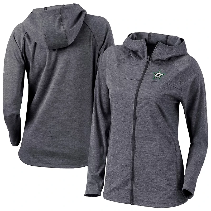 Columbia Dallas Stars Half Shot Omni-Wick Raglan Full-Zip Hoodie