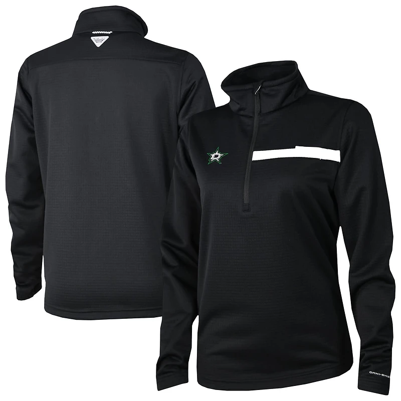 Columbia Dallas Stars Skiff Guide Fleece Omni-Shade Quarter-Zip Jacket