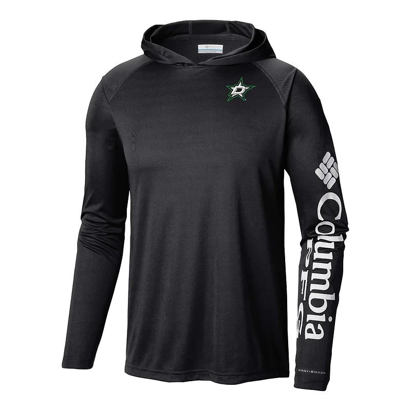 Columbia Dallas Stars Terminal Tackle Omni-Shade Raglan Pullover Hoodie