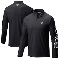 Columbia Dallas Stars Terminal Tackle Omni-Wick Raglan Quarter-Zip Top