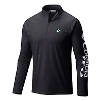 Columbia Dallas Stars Terminal Tackle Omni-Wick Raglan Quarter-Zip Top