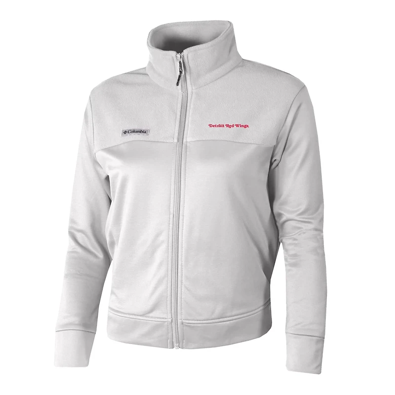 Columbia Detroit Red Wings Omni-Wick Cropped River Fleece Full-Zip Jacket