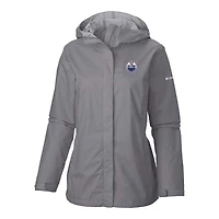 Columbia Edmonton Oilers Arcadia Omni-Tech Full-Zip Hooded Rain Jacket