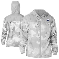 Columbia Edmonton Oilers Camo Flash Challenger Omni-Shade Full-Zip Hoodie Windbreaker Jacket