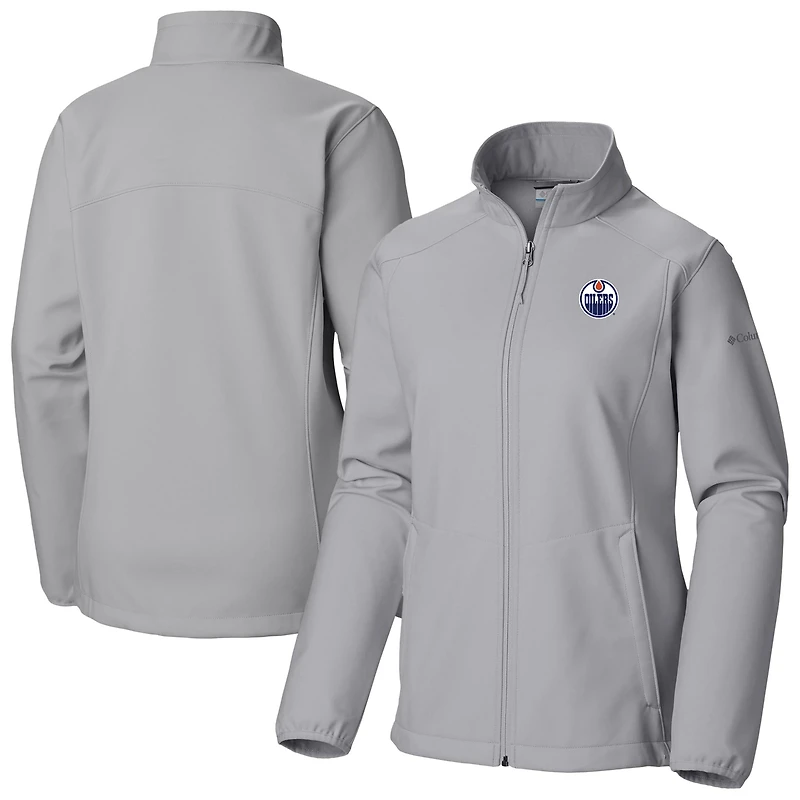 Columbia Edmonton Oilers Kruser Ridge II Shoftshell Full-Zip Jacket