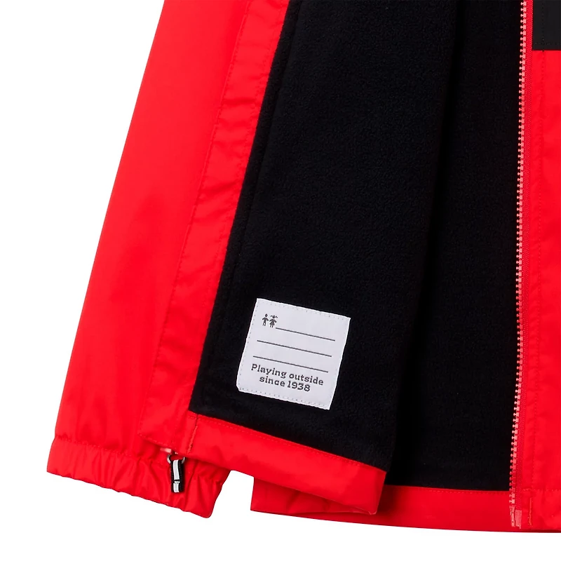 Columbia Georgia Bulldogs Rainy Fields Lined Omni-Tech Full-Zip Hoodie Jacket