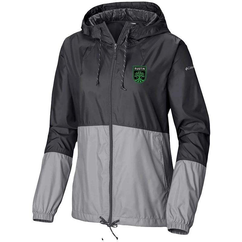 Columbia Gray Austin FC Flash Forward Team Windbreaker Jacket
