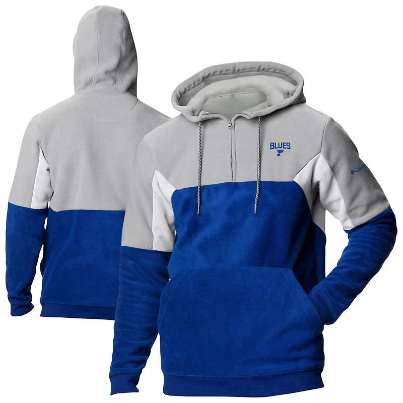 Columbia Gray St Louis s Lodge Fleece Quarter-Zip Hoodie