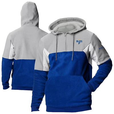Columbia Gray St Louis s Lodge Fleece Quarter-Zip Hoodie
