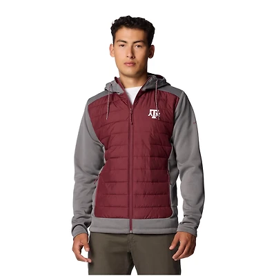 Columbia Gray Texas AM Aggies Out-Shield Hybrid Full-Zip Hoodie Jacket
