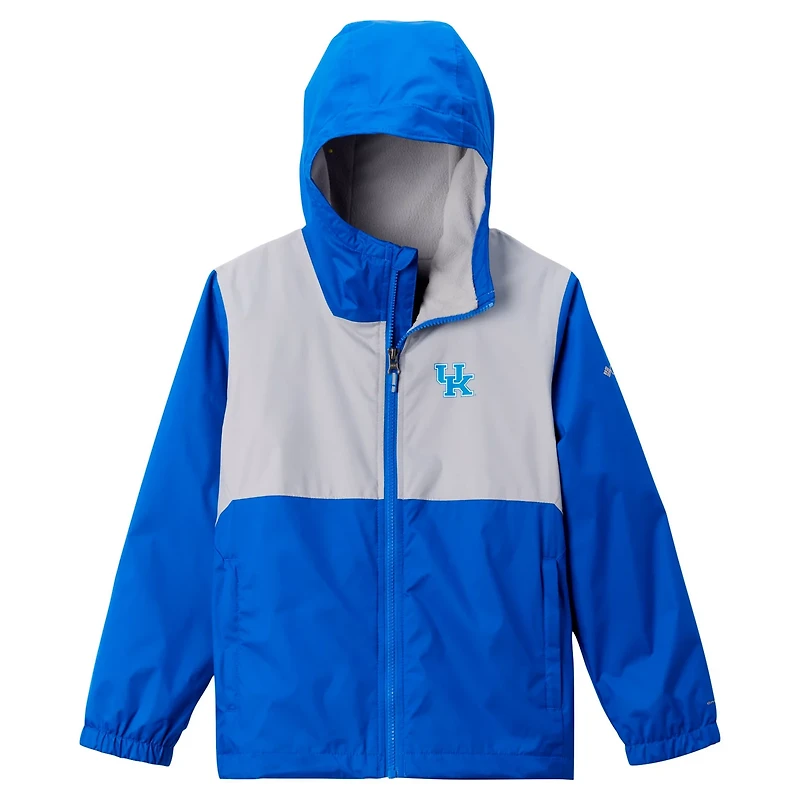 Columbia Kentucky Wildcats Rainy Fields Lined Omni-Tech Full-Zip Hoodie Jacket