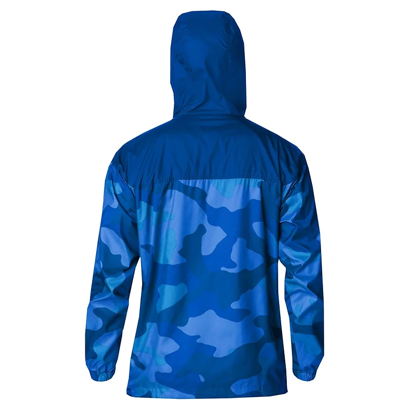 Columbia Los Angeles Dodgers Camo Flash Challenger Full-Zip Windbreaker Jacket