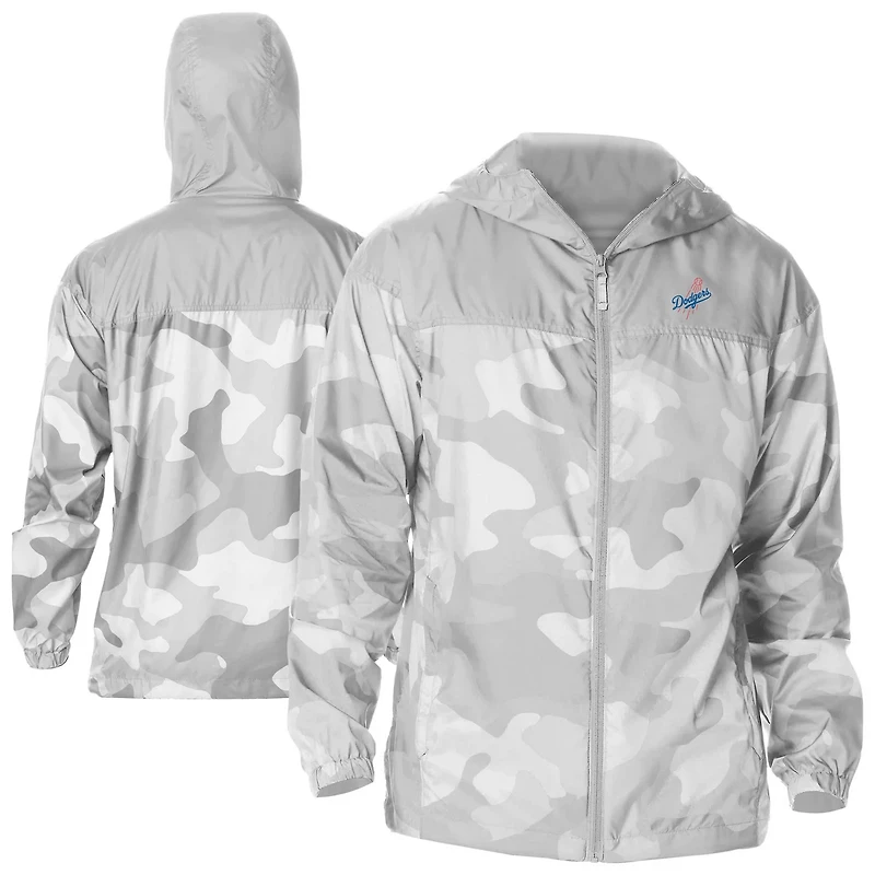 Columbia Los Angeles Dodgers Camo Flash Challenger Full-Zip Windbreaker Jacket