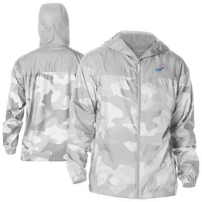 Columbia Los Angeles Dodgers Camo Flash Challenger Full-Zip Windbreaker Jacket