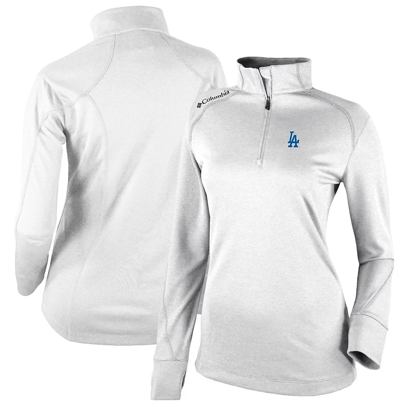 Columbia Los Angeles Dodgers Cooperstown Collection Shotgun 20 Omni-Wick Quarter-Zip Top