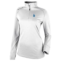 Columbia Los Angeles Dodgers Cooperstown Collection Shotgun 20 Omni-Wick Quarter-Zip Top