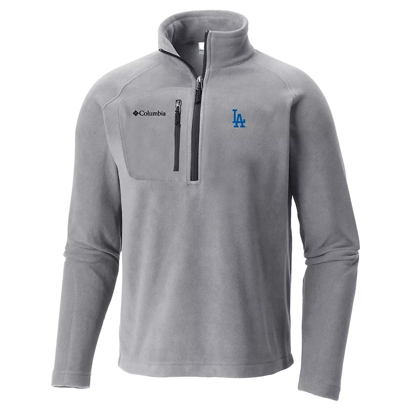 Columbia Los Angeles Dodgers Fast Trek III Half-Zip Fleece Pullover