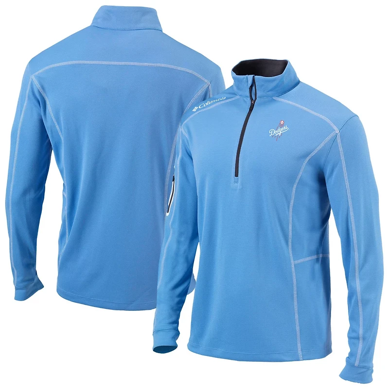 Columbia Los Angeles Dodgers Omni-Wick Shotgun Quarter-Zip Jacket