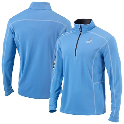 Columbia Los Angeles Dodgers Omni-Wick Shotgun Quarter-Zip Jacket
