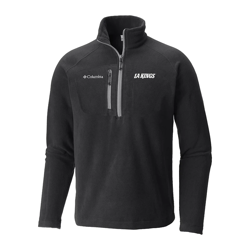 Columbia Los Angeles Kings Fast Trek III Raglan Half-Zip Fleece Jacket