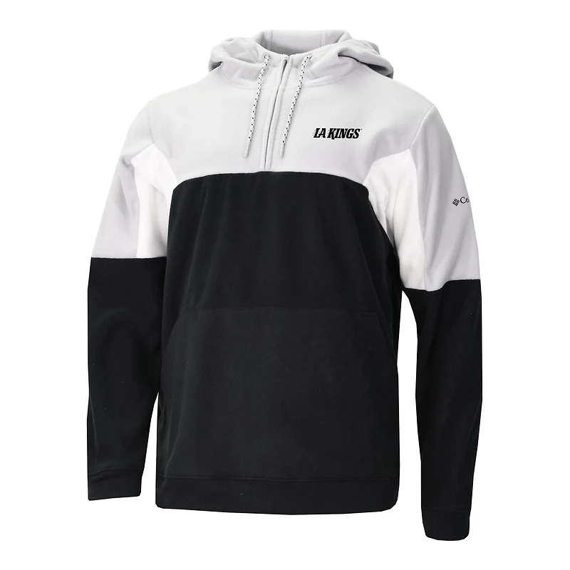 Columbia Los Angeles Kings Lodge Fleece Quarter-Zip Hoodie