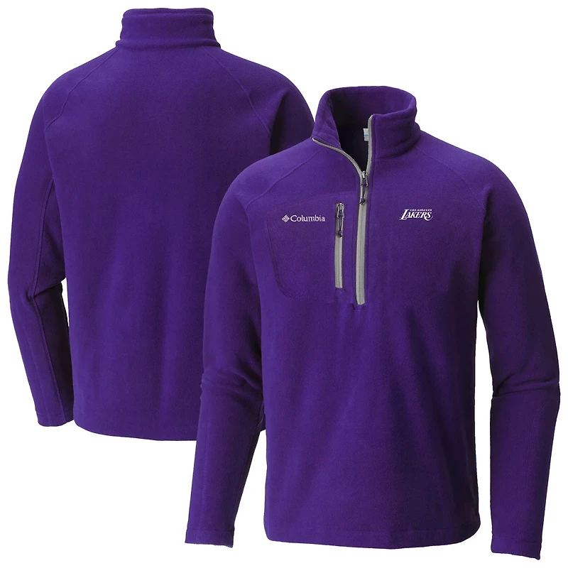 Columbia Los Angeles Lakers Fast Trek III Half-Zip Fleece Pullover