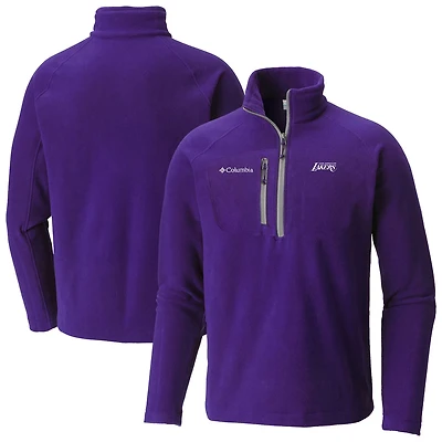Columbia Los Angeles Lakers Fast Trek III Half-Zip Fleece Pullover
