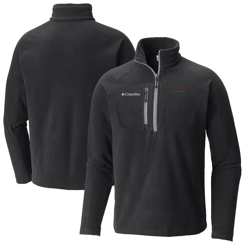 Columbia Minnesota Wild Fast Trek III Raglan Half-Zip Fleece Jacket