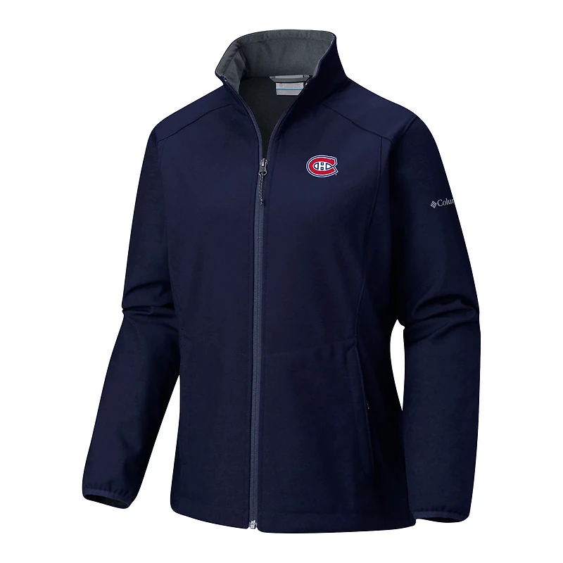 Columbia Montreal Canadiens Kruser Ridge II Shoftshell Full-Zip Jacket